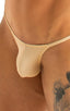 M55 - Mens Stuffit Pouch G String Swimsuit - Mesh 3504 Nude athletic - Skinzwear