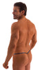 M55 - Mens Stuffit Pouch G String Swimsuit - Prints 2572 Dark water - Skinzwear