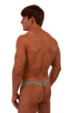M55 - Mens Stuffit Pouch G String Swimsuit - Solids 2455 Aquamarine - Skinzwear