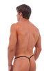 M55 - Mens Stuffit Pouch G String Swimsuit - Solids 6407 Black - Skinzwear