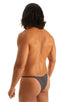 M57 - Mens Skinny Side Skimpy Back Bikini - Mesh 4554 Shadow peep show - Skinzwear