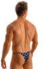 M57 - Mens Skinny Side Skimpy Back Bikini - Prints 1554 Cheeta - Skinzwear
