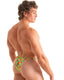 M57 - Mens Skinny Side Skimpy Back Bikini - Prints 9879 Pina colada - Skinzwear