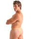 M57 - Mens Skinny Side Skimpy Back Bikini - Solid Sheer Semi Sheer 9880 Peach - Skinzwear