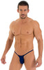 M57 - Mens Skinny Side Skimpy Back Bikini - Solids 9409 Navy - Skinzwear