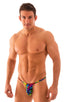 M57 - Mens Skinny Side Skimpy Back Bikini - Tan Through 2752 Technicolor - Skinzwear