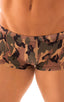 M61 - Mens Low Square Cut Swim Trunks - Prints 5121 Camo - Skinzwear