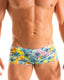 M61 - Mens Low Square Cut Swim Trunks - Tan Through 9859 Lilly lagoon - Skinzwear
