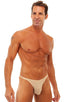 M63 - Mens Classic Brazilian 3/4 Back Bikini - Mesh 3504 Nude athletic - Skinzwear