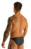 M63 - Mens Classic Brazilian 3/4 Back Bikini - Mesh 4554 Shadow peep show - Skinzwear
