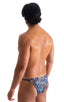 M63 - Mens Classic Brazilian 3/4 Back Bikini - Prints 3151 Congo - Skinzwear