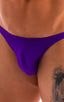 M63 - Mens Classic Brazilian 3/4 Back Bikini - Solids 3453 Royal purple - Skinzwear