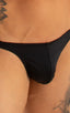 M63 - Mens Classic Brazilian 3/4 Back Bikini - Solids 6407 Black - Skinzwear