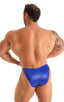 M63 - Mens Classic Brazilian 3/4 Back Bikini - Wet Look - Skinzwear