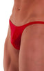 M63POS - Mens Posing Suit Competition Bikini Cut - Solids 3450 Ruby red - Skinzwear