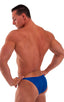M63POS - Mens Posing Suit Competition Bikini Cut - Solids 3451 Imperial blue - Skinzwear