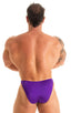 M63POS - Mens Posing Suit Competition Bikini Cut - Solids 3453 Royal purple - Skinzwear