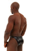M63POS - Mens Posing Suit Competition Bikini Cut - Wet Look 0007 Black - Skinzwear