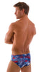 M64 - Mens Swim Dive Competition Brief - Prints 3121 American flag collage - Skinzwear
