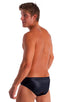 M64 - Mens Swim Dive Competition Brief - Wet Look 0007 Black - Skinzwear
