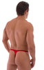 M65 - Mens Quick Release Thong Bravura Pouch - Metallics 9811 Red - Skinzwear