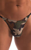 M66 - Mens Micro String Rio Bikini - Mesh 4501 - 6407 Camo - Black - Skinzwear