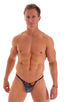 M66 - Mens Micro String Rio Bikini - Mesh 7510 - 6407 Aquarious - Black - Skinzwear