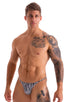 M66 - Mens Micro String Rio Bikini - Prints 3150 Zebra - Skinzwear