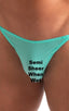M66 - Mens Micro String Rio Bikini - Solid Sheer Semi Sheer 4558 Mint - Skinzwear