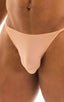 M66 - Mens Micro String Rio Bikini - Solid Sheer Semi Sheer 8569 Nude - Skinzwear