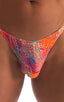 M66 - Mens Micro String Rio Bikini - Tan Through 1750 Orange jungle - Skinzwear