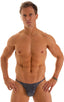 M66 - Mens Micro String Rio Bikini - Wet Look 0007 Black - Skinzwear