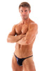 M66 - Mens Micro String Rio Bikini - Wet Look 0007 Black - Skinzwear