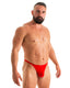 M67 - Mens Classic T Back Thong - Solid Sheer Semi Sheer 2578 Candy - Skinzwear