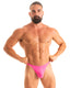 M67 - Mens Classic T Back Thong - Solid Sheer Semi Sheer 9885 Siren pink - Skinzwear
