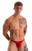 M67 - Mens Classic T Back Thong - Solids 3450 Ruby red - Skinzwear