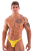 M67 - Mens Classic T Back Thong - Solids 4405 Sunshine yellow - Skinzwear