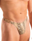 M67O - Mens Classic T Back Thong with Ornament - Prints 9875 Viper dune - Skinzwear