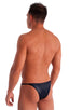 M69 - Mens Adjustable to Micro Pouch Tanning Bikini - Wet Look 0007 Black - Skinzwear