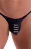 M73 - Mens Micro Pouch 1/2 Back Bikini - Mesh 2556 - 6407 Black peep show - Black - Skinzwear