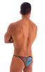 M73 - Mens Micro Pouch 1/2 Back Bikini - Mesh 7510 Aquarious - Skinzwear