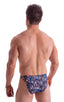 M74 - Mens Micro Pouch Full Back Bikini - Prints 3151 Congo - Skinzwear
