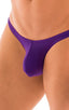 M74 - Mens Micro Pouch Full Back Bikini - Solids 3453 Royal purple - Skinzwear