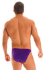 M74 - Mens Micro Pouch Full Back Bikini - Solids 3453 Royal purple - Skinzwear
