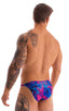 M74 - Mens Micro Pouch Full Back Bikini - Tan Through 3750 Bora bora - Skinzwear