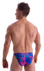 M74 - Mens Micro Pouch Full Back Bikini - Tan Through 3750 Bora bora - Skinzwear