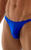 M75 - Mens Fitted Pouch Puckered Back - Wet Look 0003 Royal blue - Skinzwear