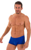 M76 - Mens Fitted Pouch Boxer Swim Trunks - Solids 3451 Imperial blue - Skinzwear