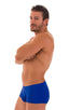 M76 - Mens Fitted Pouch Boxer Swim Trunks - Solids 3451 Imperial blue - Skinzwear