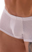M76 - Mens Fitted Pouch Boxer Swim Trunks - Solids 3499 - 2500 Optic white - White peep show - Skinzwear